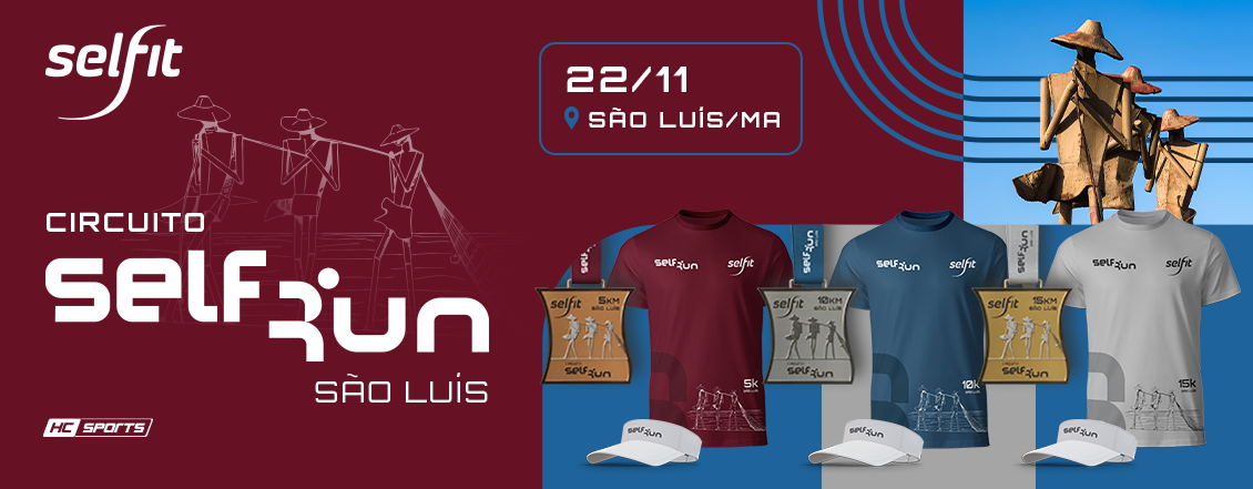 Arte oficial da etapa São Luís do Circuito Self Run 2026